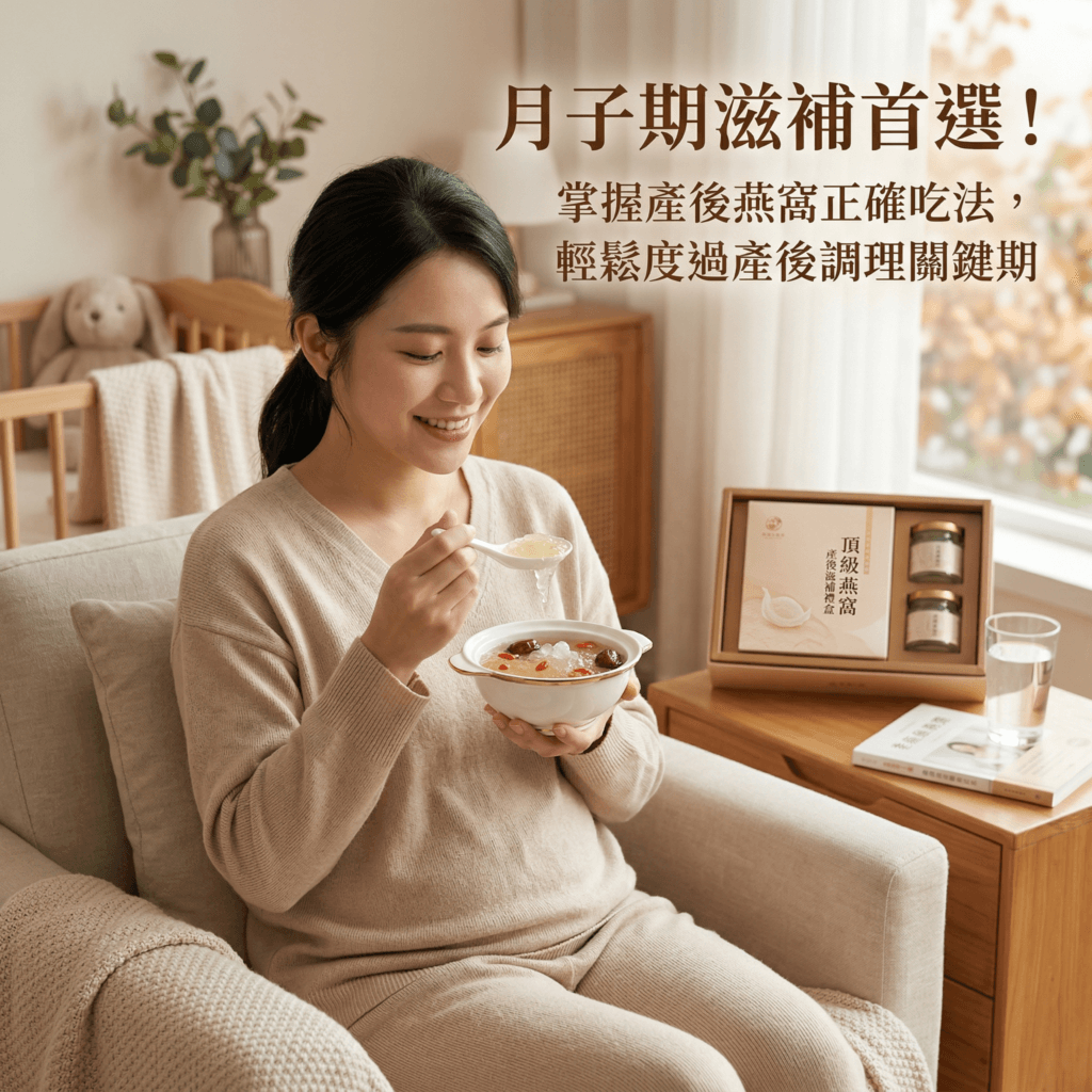 月子期滋補首選！掌握產後燕窩正確吃法，輕鬆度過產後調理關鍵期