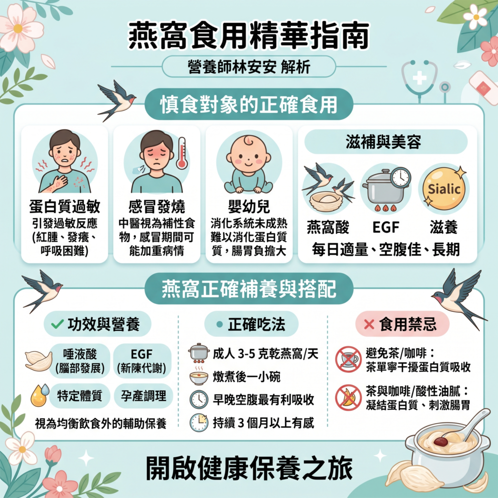 什麼人不能吃燕窩?營養師揭5大禁忌族群與副作用全解析