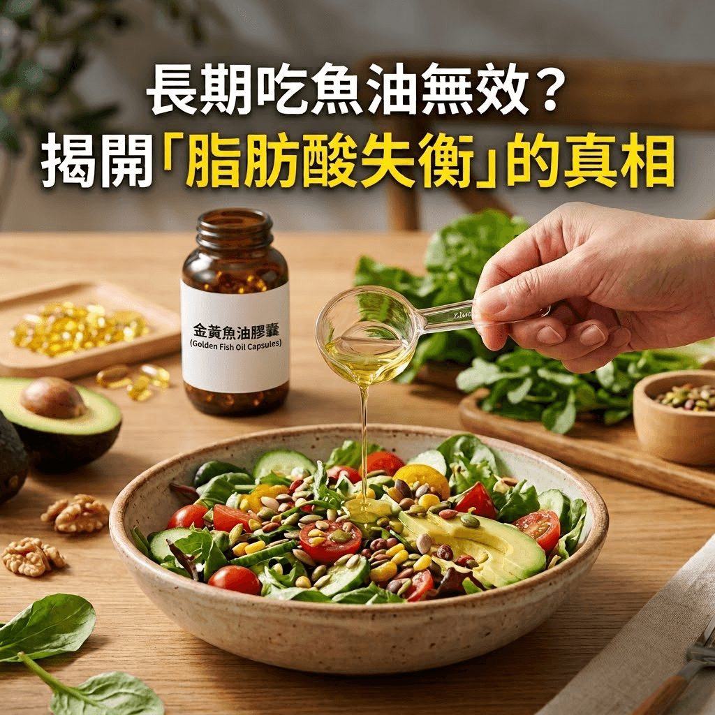 長期吃魚油沒有效？揭開「脂肪酸失衡」的真相